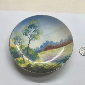 Hand Painted Japanese Plate